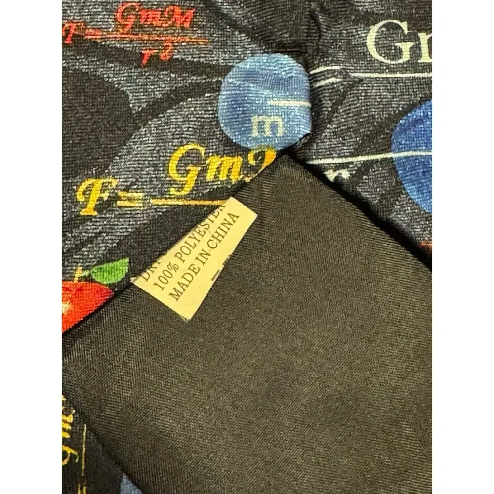 Steve Harris Sir Issac Newton's Law of Gravity Gravitation Science Necktie